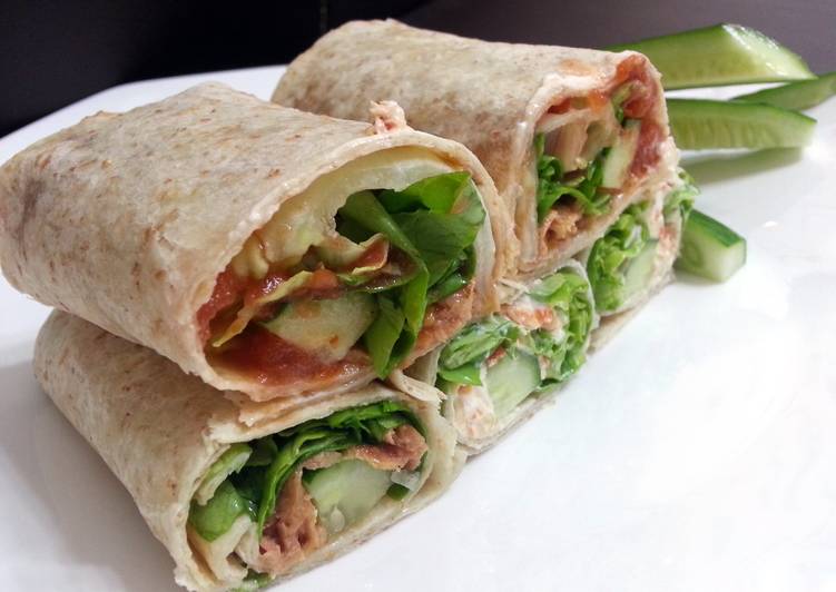 Recipe of Homemade Breakfast Tortilla Roll