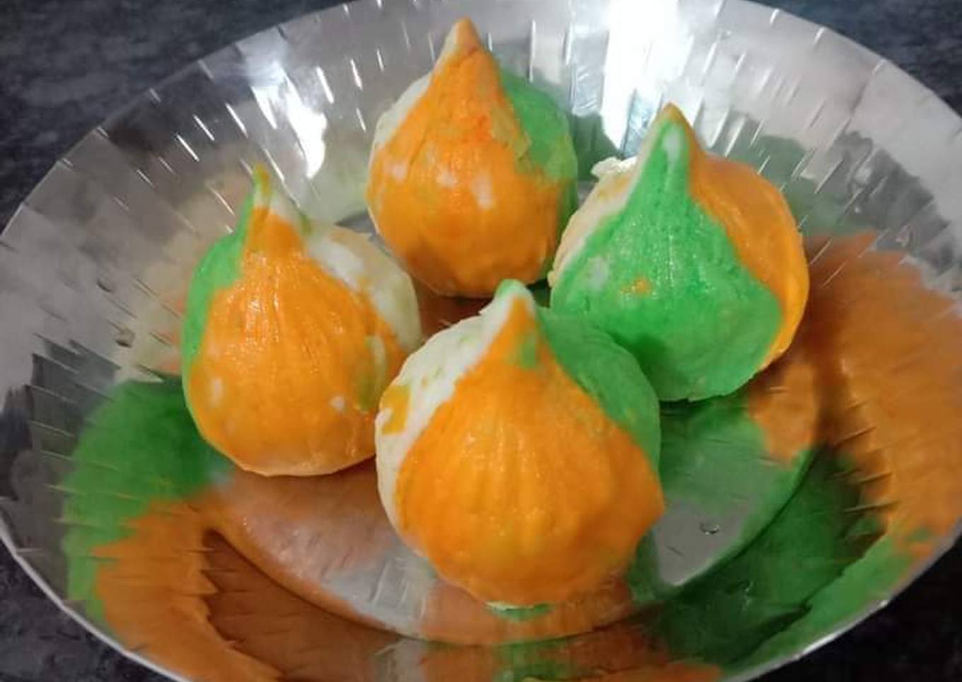 Tri colour Modak