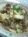 Ground Meat and Daikon Radish Spicy Stir Fry
