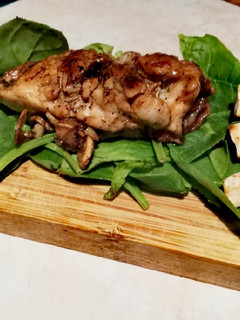Una foto de Pollo con salsa de ostión
