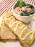 Chewy Shrimp For Breakfast or a Snack, Japanese-Style Toast