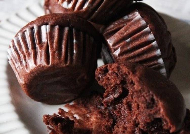 Simple Way to Make Super Quick Homemade Egg-Free Moist Chocolate Muffins