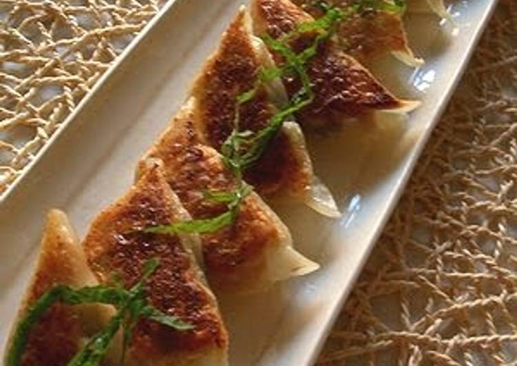 Recipe of Ultimate Meat-Free But Delicious! Vegetarian Gyoza Dumplings