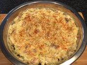 A picture of red potato salad
