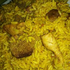Curried Rice 😋 A picture of Curried Rice 😋.