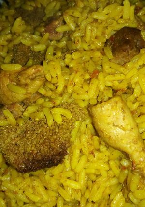 A picture of Curried Rice 😋.