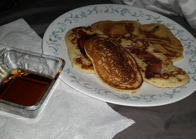 Recipe of Super Quick Homemade Bacon Pancake Dunkers