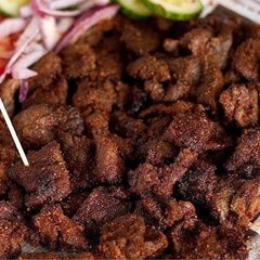 A picture of Beef Suya.