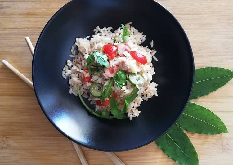 Insalata di riso 🍚🍅😋🍃🍃🍃