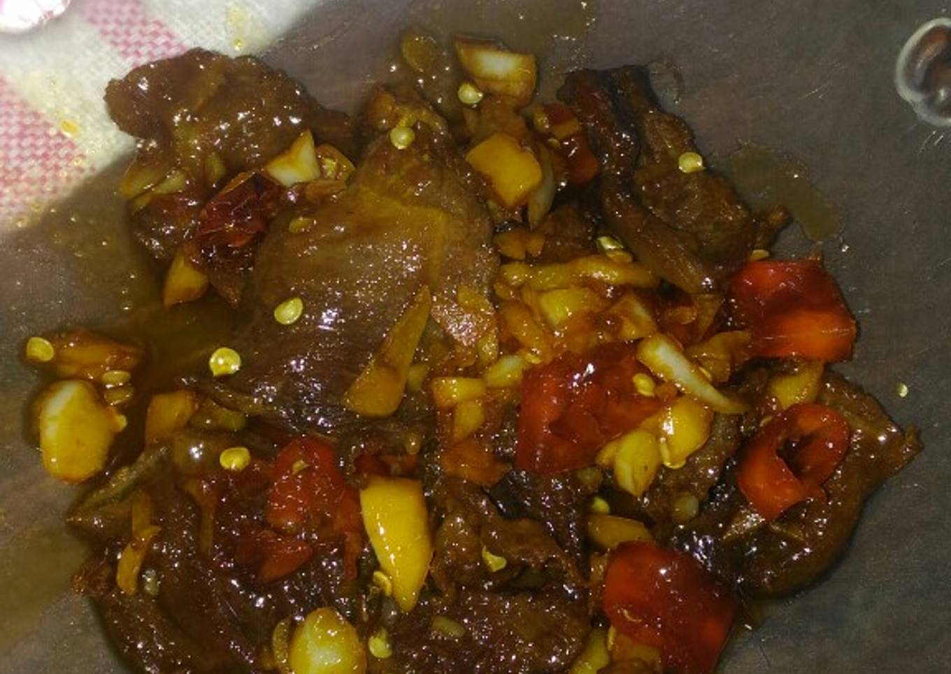 Gongso sapi pedas