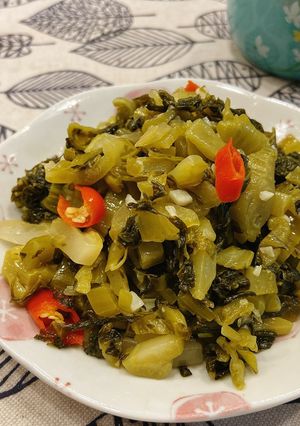 炒酸菜 的食譜成品照片