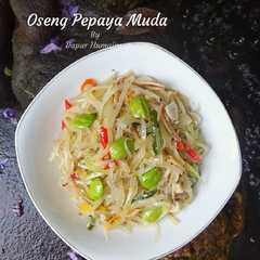 A picture of Oseng Pepaya Muda.