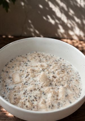 Una foto de Avena trasnochada