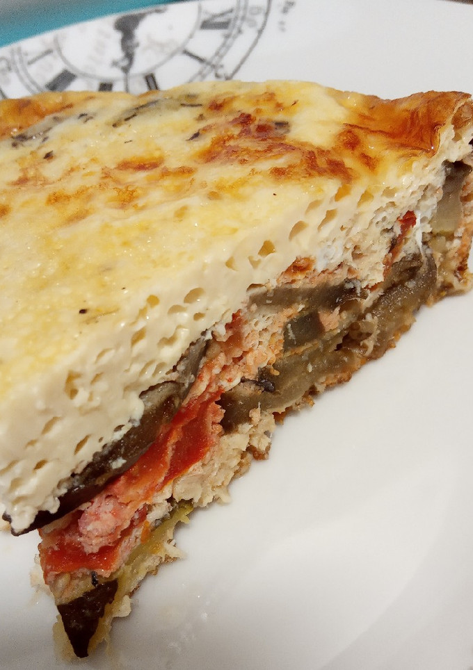 Una foto de Tortilla al horno con atún y verduras