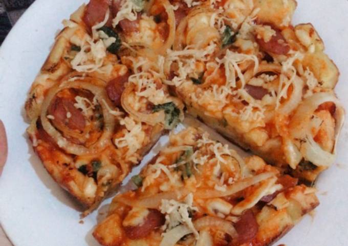 Resep Pizza Roti Tawar Pakai Teflon