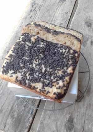 Foto resep Eggless banana cake super cepat