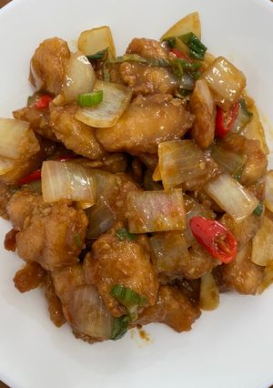 Foto resep Ayam Goreng Tepung Saos Mentega