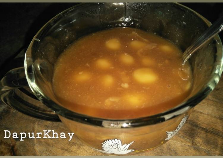 Bubur hintalu karuang rasa durian