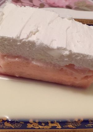 Foto resep Puding Busa Strawberry