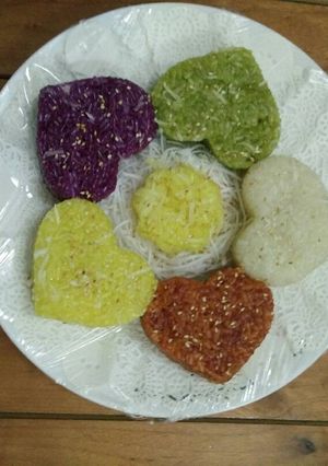 Hình của món Xôi ngũ sắc.