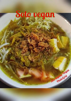 Foto resep Soto vegan