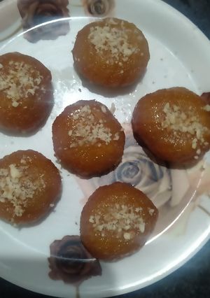 A picture of Balushahi or Badhusha.