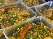 A picture of seafood okro