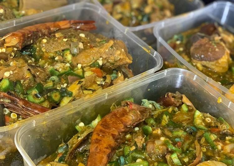 Sunday Fresh Sea food okro soup