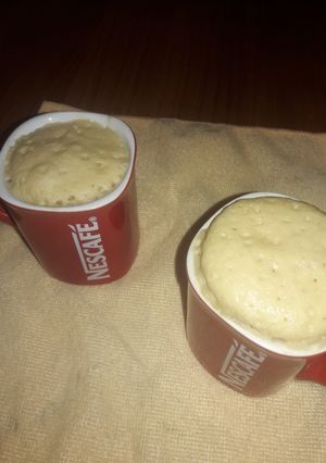 Una foto de Torta de Vainilla en taza, al micro (TorTaza)