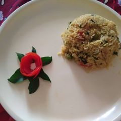 Methi pulao A picture of Methi pulao.