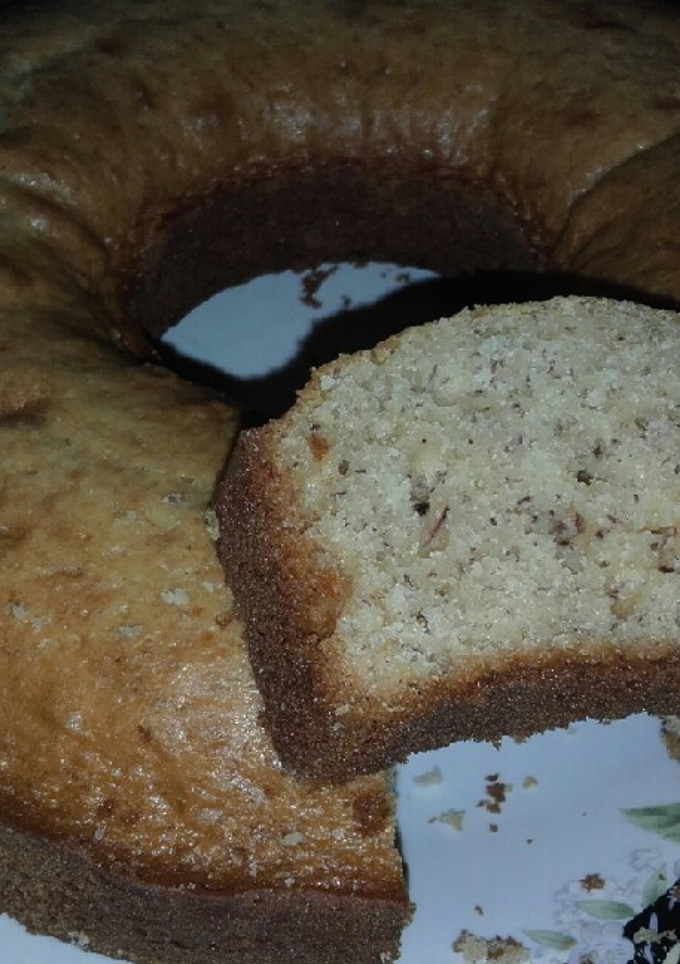 Una foto de Budín de banana y nuez