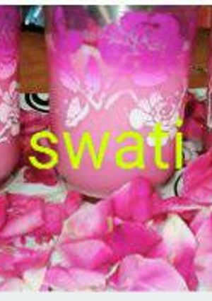 A picture of Rose thandai.