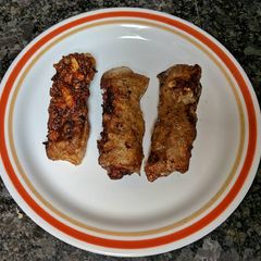 A picture of Black Pepper Egg Rolls.