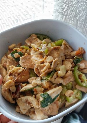 A picture of Tumis Picung / Pangium Edulae Stir Fry.