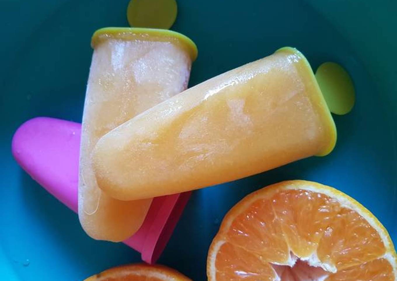 Polos de naranja sin azúcar (Thermomix)