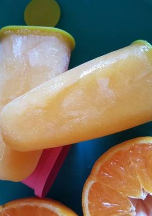 Una foto de Polos de naranja sin azúcar (Thermomix)