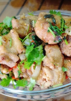 Foto resep Ayam Cabe Garam Daun Ketumbar
