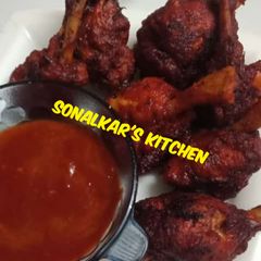 A picture of Chicken lollipops.