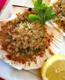 Capesante gratinate al forno