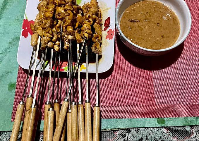 Resep Sate Ayam Saus Kacang oleh Mang Gundul - Cookpad