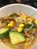 Calabazas con fideos con el toque Sonorense