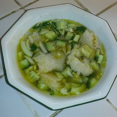 A picture of Gaspacho Alentejano (Poor Man's Gazpacho).