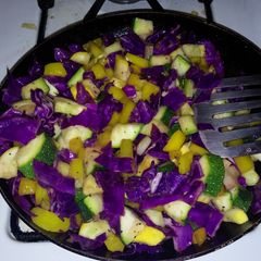 A picture of Mardi Gra Veggies.