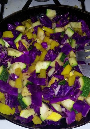 A picture of Mardi Gra Veggies.