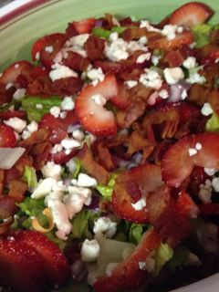 A picture of Strawberry Poppyseed Salad.