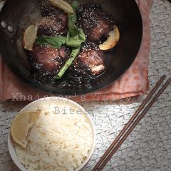 A picture of Asian Glazed chicken.