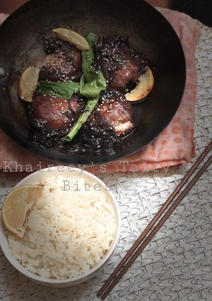 A picture of Asian Glazed chicken.