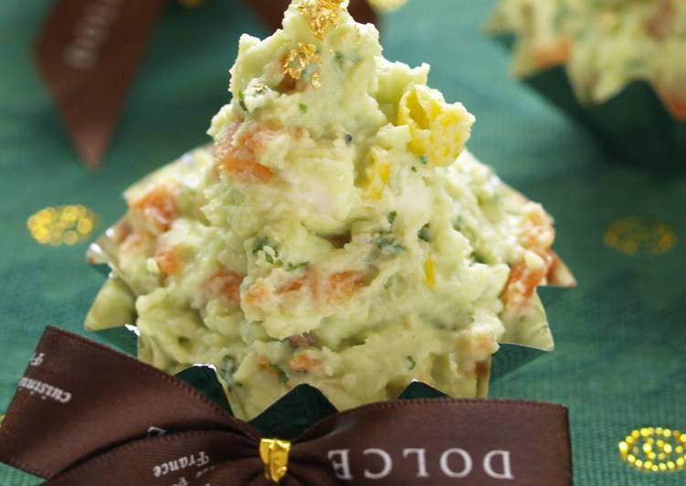 Creamy Christmas Tree Salad