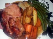 A picture of honey roasted parsnips
