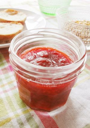 A picture of Microwave Low-Sugar Strawberry Jam.